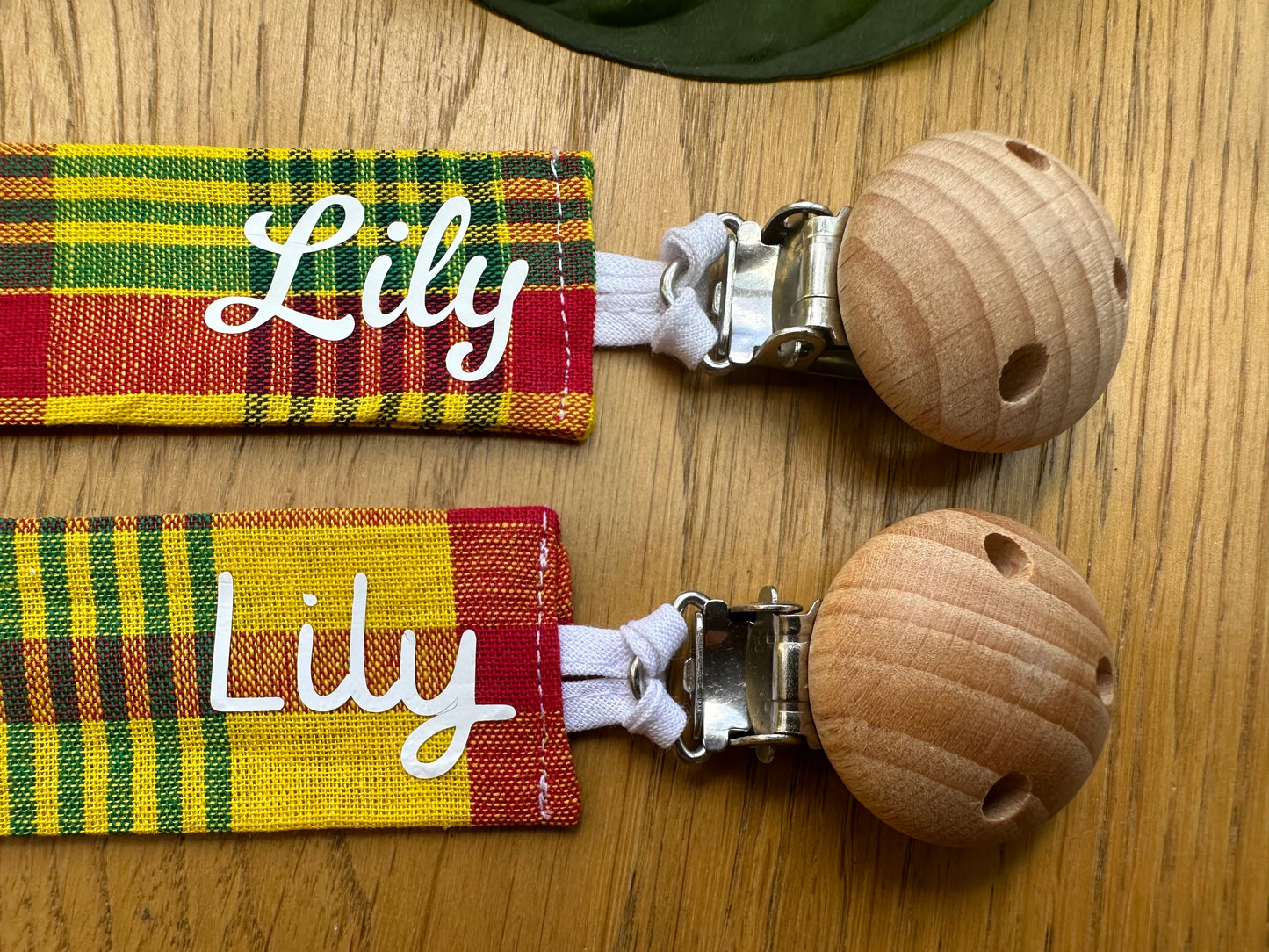 Trousse de toilette "Maracuja" en madras traditionnel