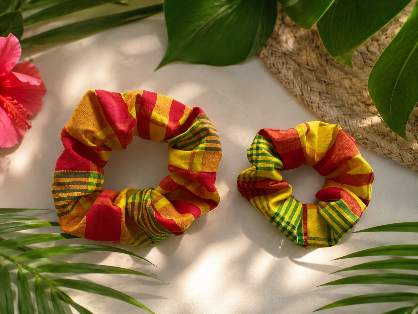 Chouchou en tissu madras