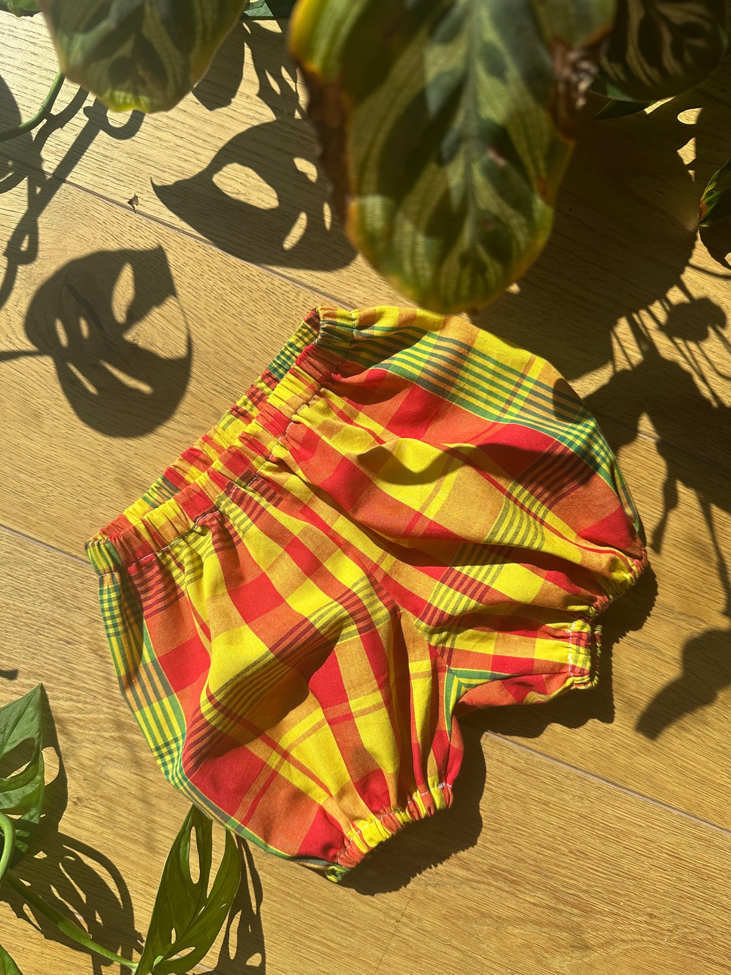 Bloomer bébé fille et garçon en madras