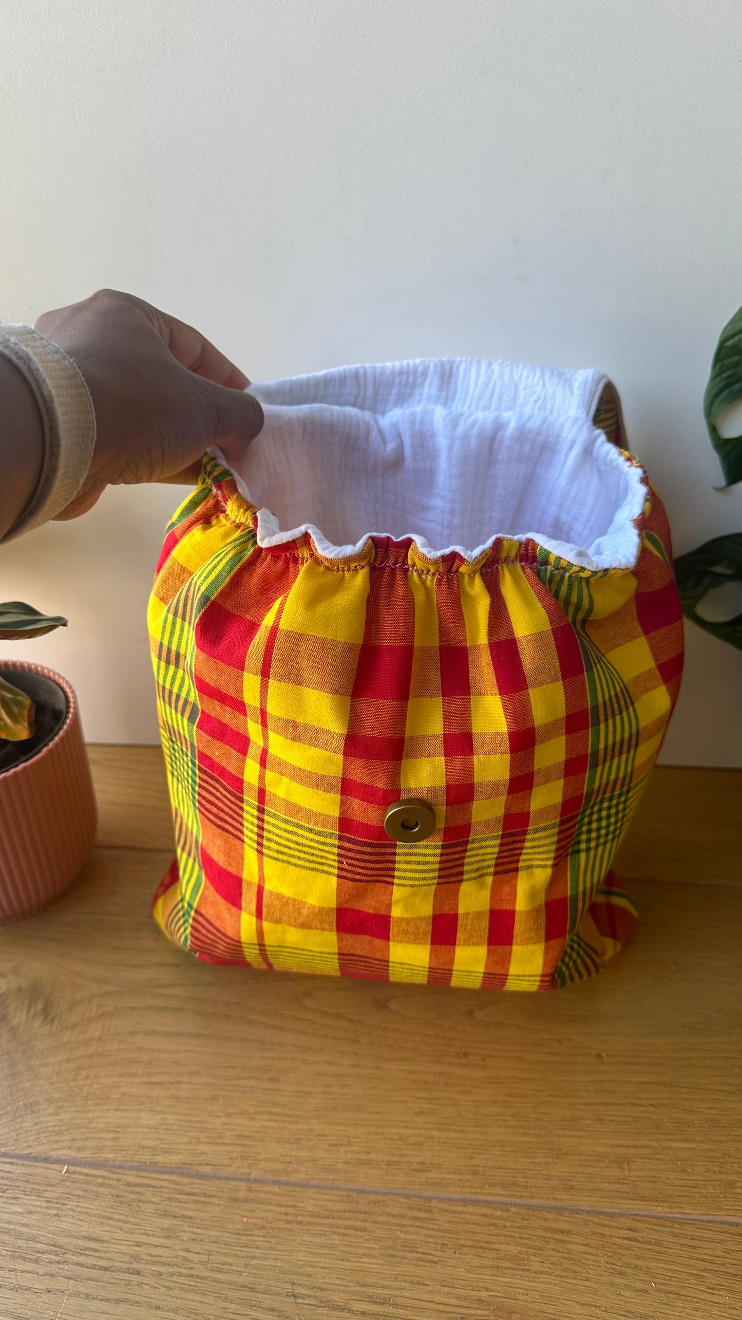 Sac à dos enfant en madras personnalisable